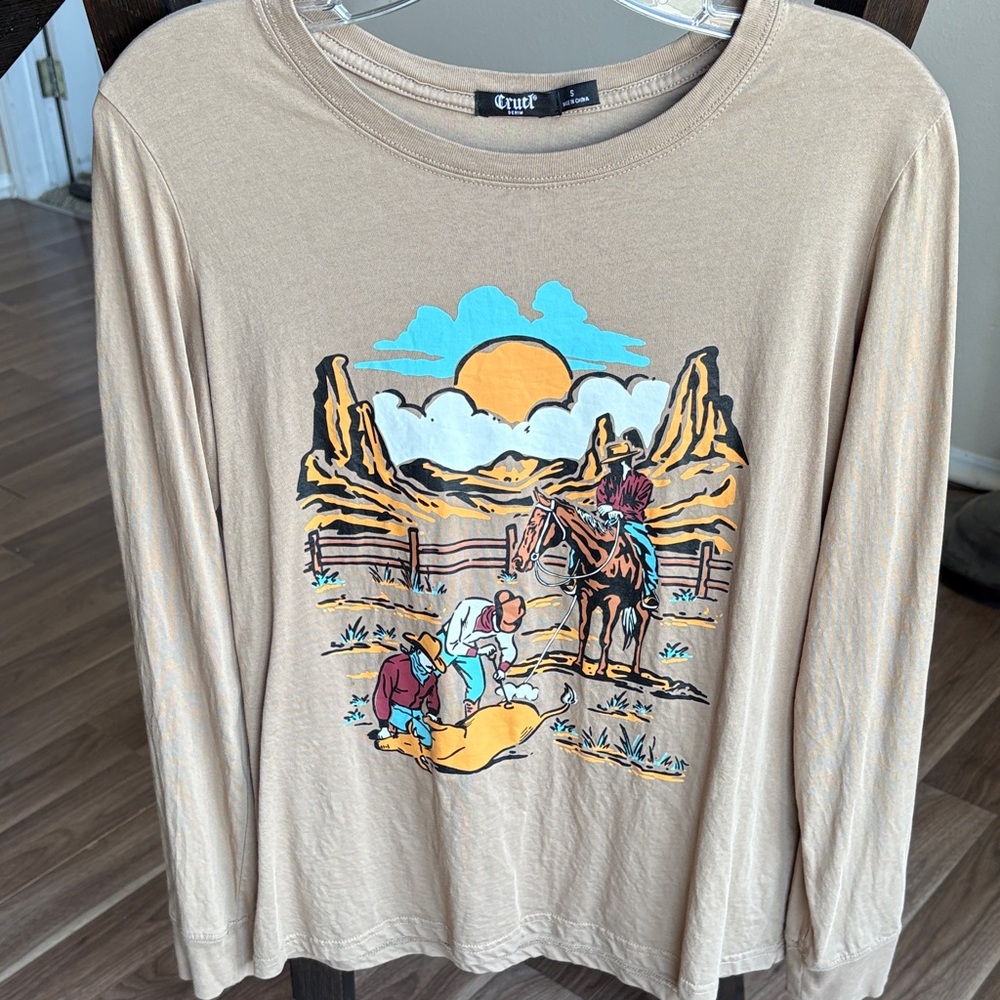 Women’s cruel girl shirt size small.